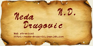 Neda Drugović vizit kartica